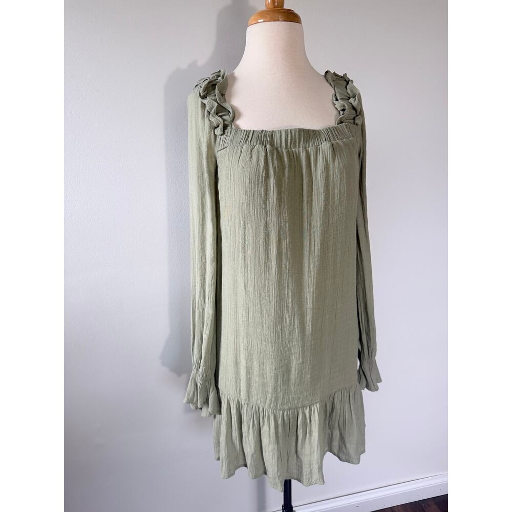 By the river sage green dress size L
